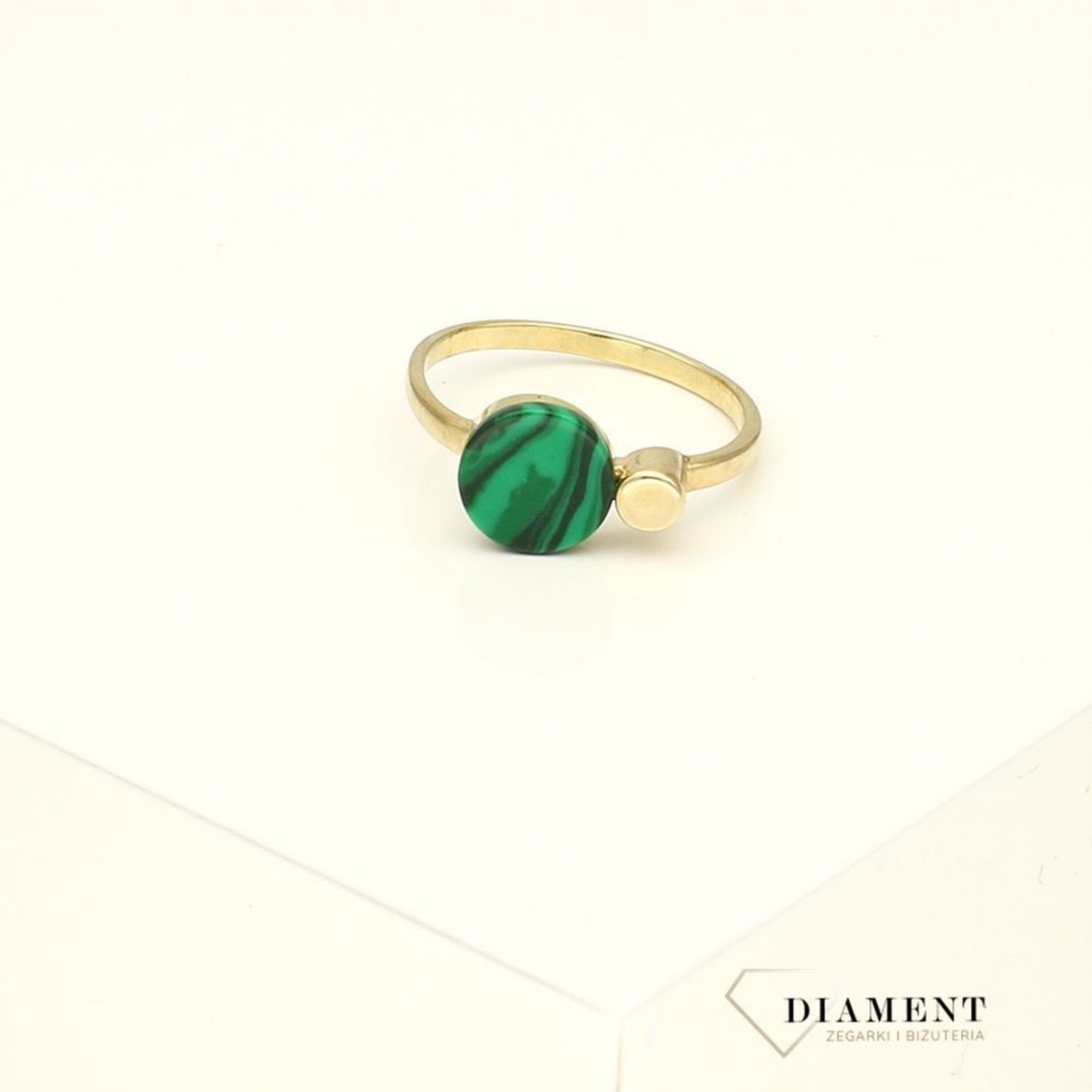 Pierścionek srebrny pozłacany z malachitem DZP258MAL15Z.jpg